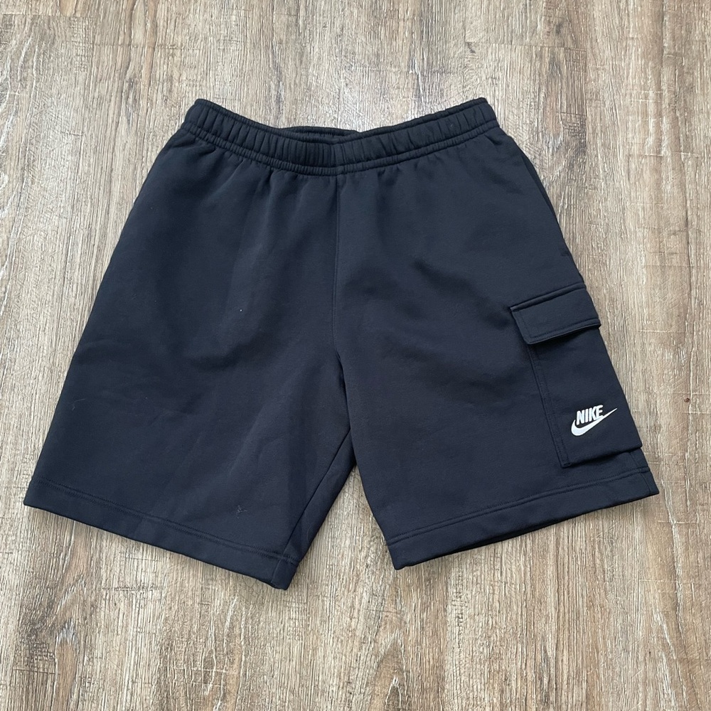 Nike Mens Cargo Fleece Shorts Black Sz Med CZ9956-010